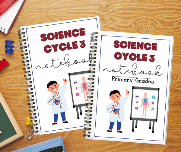 Cycle 3 SCIENCE Notebooking Pages  (INSTANT DOWNLOAD)