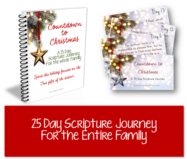 Countdown to Christmas - Family Scripture  - BUNDLE (INSTANT DOWNLOAD)