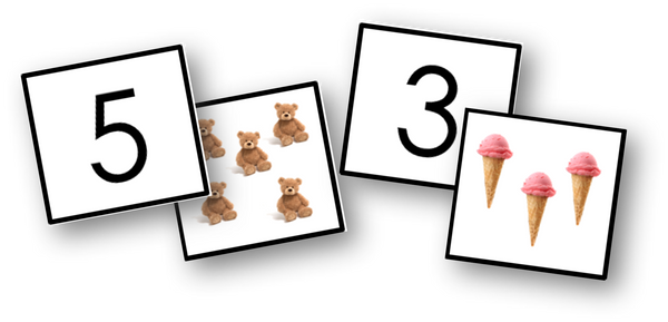 Number Counting Tiles - Preschool - INSTANT DOWNLOAD