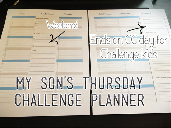 2025-2026 Student Planner - Challenge - INSTANT DOWNLOAD