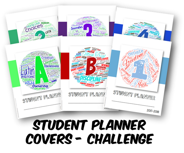 Student Planner Cover - CHALLENGE LEVELS-  (FREE DOWNLOAD)