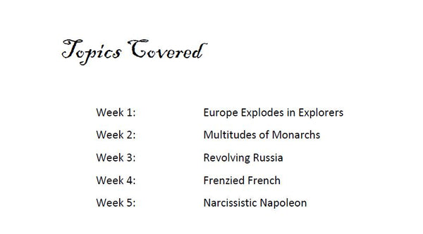 History- Middle Ages Explorers & Monarchs- CC Cycle 2 - Lesson Plans (INSTANT DOWNLOAD)