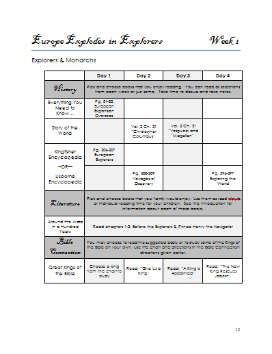 History- Middle Ages Explorers & Monarchs- CC Cycle 2 - Lesson Plans (INSTANT DOWNLOAD)
