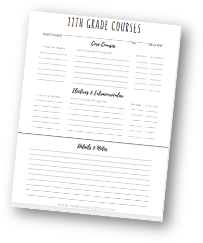 High School Homeschool Planning Workbook - (PRINTED/BOUND)