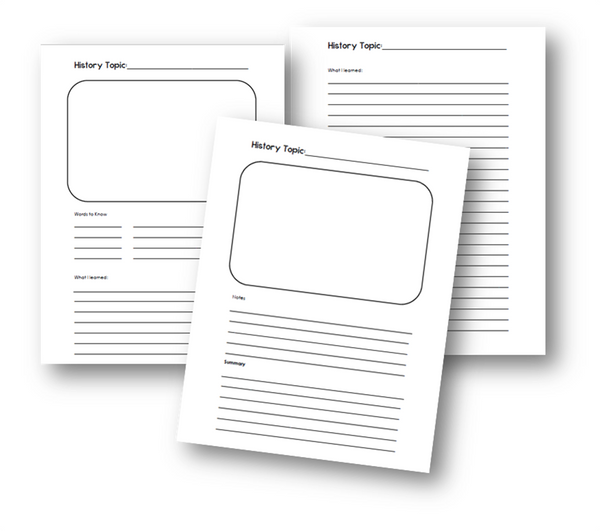 History - Ancient History & Beginning Cultures-  Lesson Plans - 24 Weeks (INSTANT DOWNLOAD)