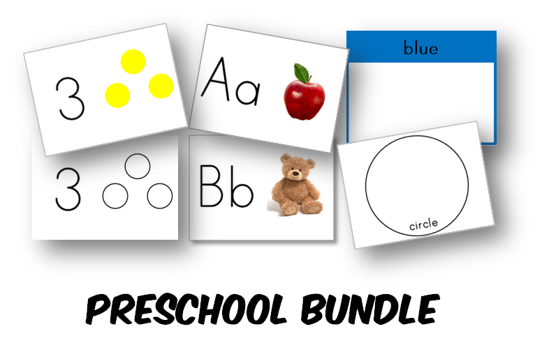 Preschool Learning Kit - BUNDLE SET WITH BONUS (INSTANT DOWNLOAD)