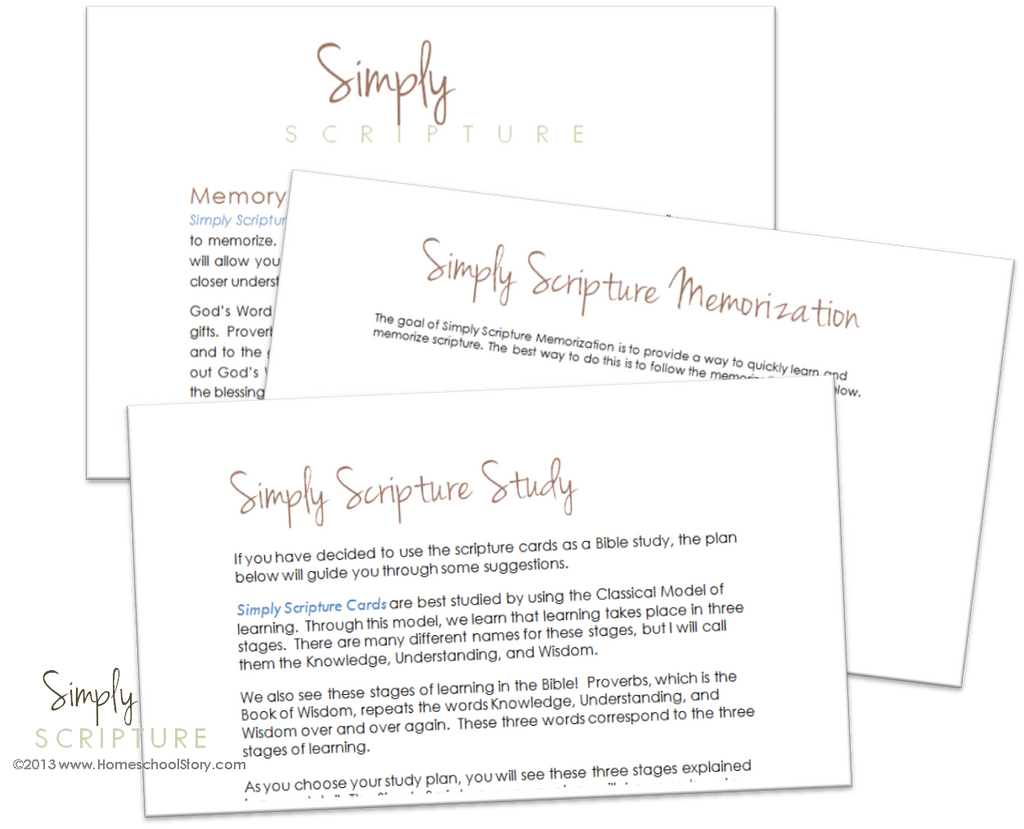 Simply Scripture eBook - (INSTANT DOWNLOAD)