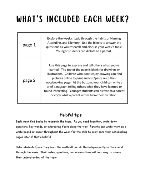 Cycle 1 Science Notebook (SIMPLIFIED) PDF DOWNLOAD