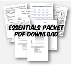 Essentials Resource Pack - Student Notebook Set Up (INSTANT DOWNLOAD)