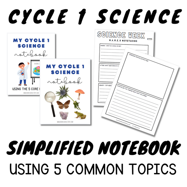 Cycle 1 Science Notebook (SIMPLIFIED) PDF DOWNLOAD