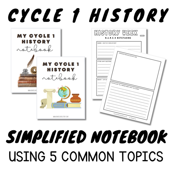 Cycle 1 History Notebook (SIMPLIFIED) PDF DOWNLOAD