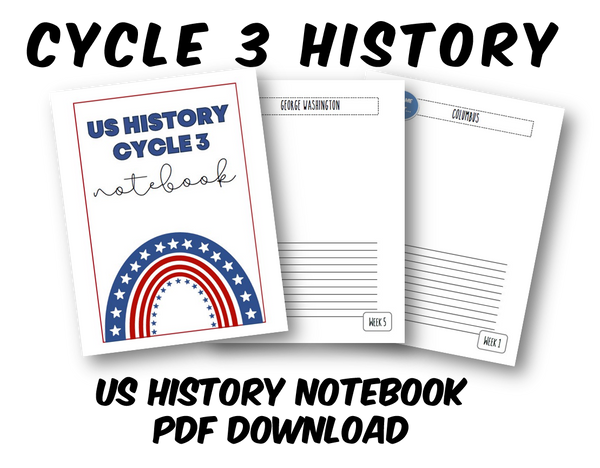 Cycle 3 HISTORY Notebooking Pages  (INSTANT DOWNLOAD)