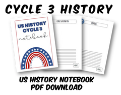 Cycle 3 HISTORY Notebooking Pages  (INSTANT DOWNLOAD)