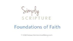 Simply Scripture Foundations of Faith - Memory Cards - (PRINTED/LAMINATED)
