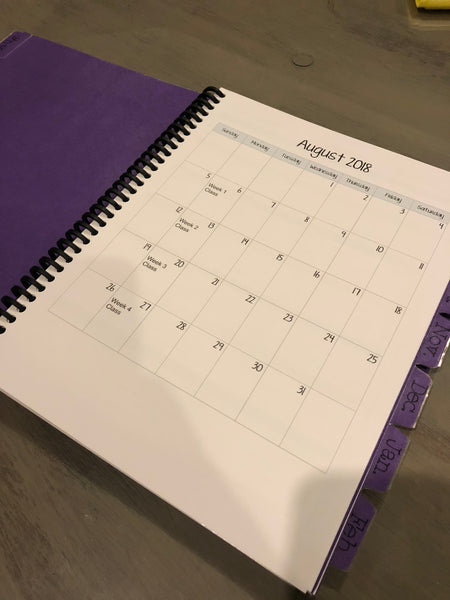 2023-2024 Student Planner- Monthly Calendars - FREE DOWNLOAD