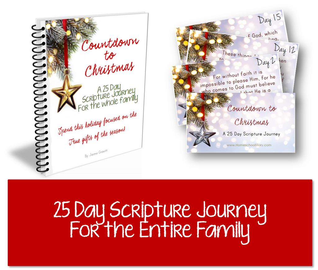Countdown to Christmas - Family Scripture  - BUNDLE (INSTANT DOWNLOAD)