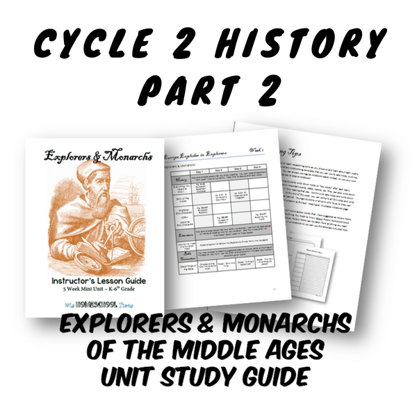 History- Middle Ages Explorers & Monarchs- CC Cycle 2 - Lesson Plans (INSTANT DOWNLOAD)