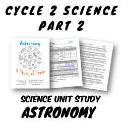 Science - Astronomy A Study of Space- CC Cycle 2 - Lesson Plans - 6 Weeks (INSTANT DOWNLOAD)