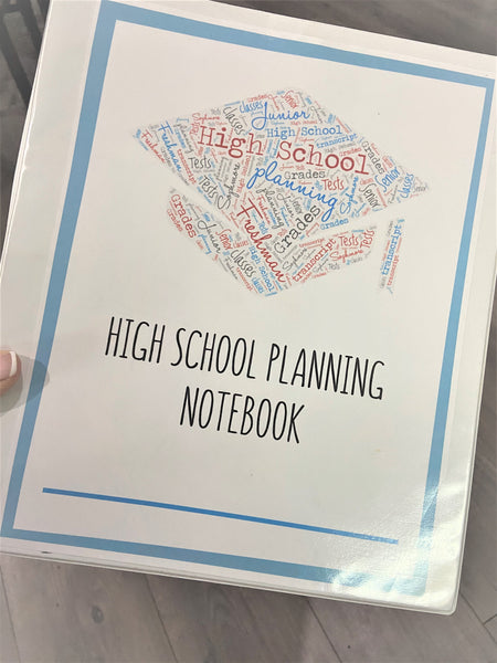 High School Homeschool Planning Workbook - (PRINTED/BOUND)