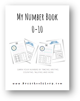 My Number Book - Preschool Binder -DIGITAL DOWNLOAD