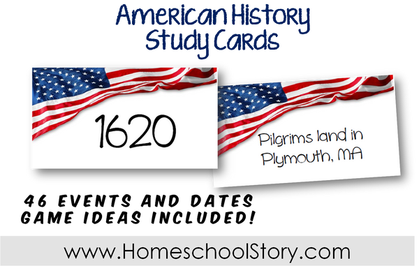 History - US History Study Cards *UPDATED* (INSTANT DOWNLOAD)