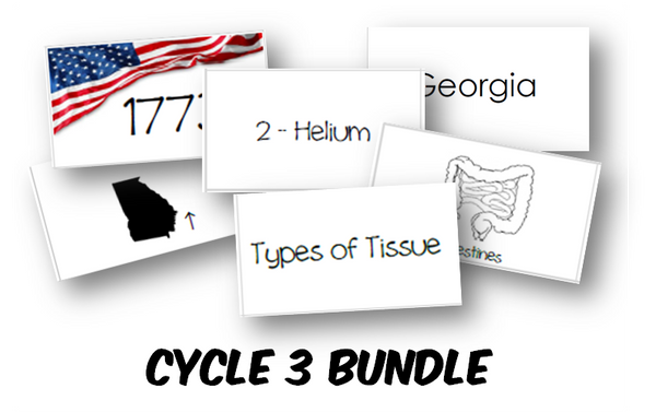 Cycle 3 Bundle - *UPDATED* History, Science, Geography (INSTANT DOWNLOAD)