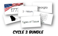Cycle 3 Bundle - *UPDATED* History, Science, Geography (INSTANT DOWNLOAD)