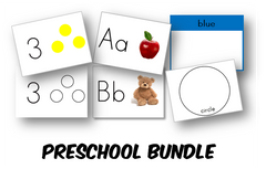 Preschool Learning Kit - BUNDLE SET WITH BONUS (INSTANT DOWNLOAD)