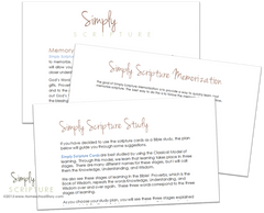 Simply Scripture eBook - (INSTANT DOWNLOAD)