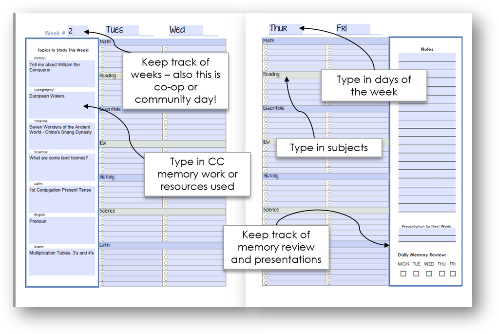 20232024 Student Planner Foundations (CC) EDITABLE (INSTANT DOWNL